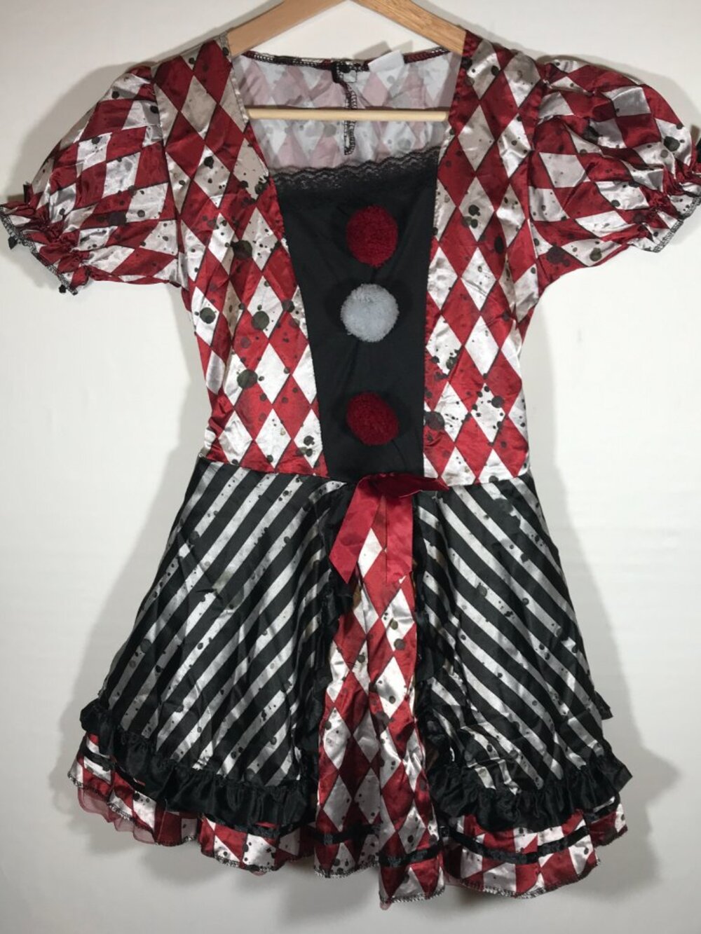 Spirit Girl's Large 12-14 Multicolor Halloween Costume Lined Dress